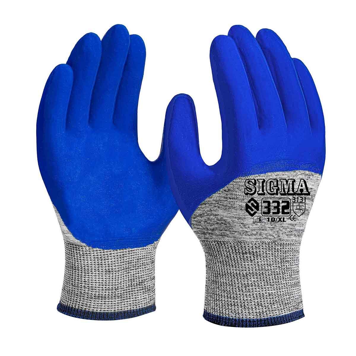 sigma-332-nitrile-img-1 دستکش ایمنی نیتریل سیگما مدل ۳۳۲ - Image 1