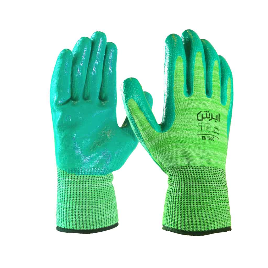 abrash-en-1300-nitrile دستکش نیتریل ابرش مدل EN 1300 - Image 1