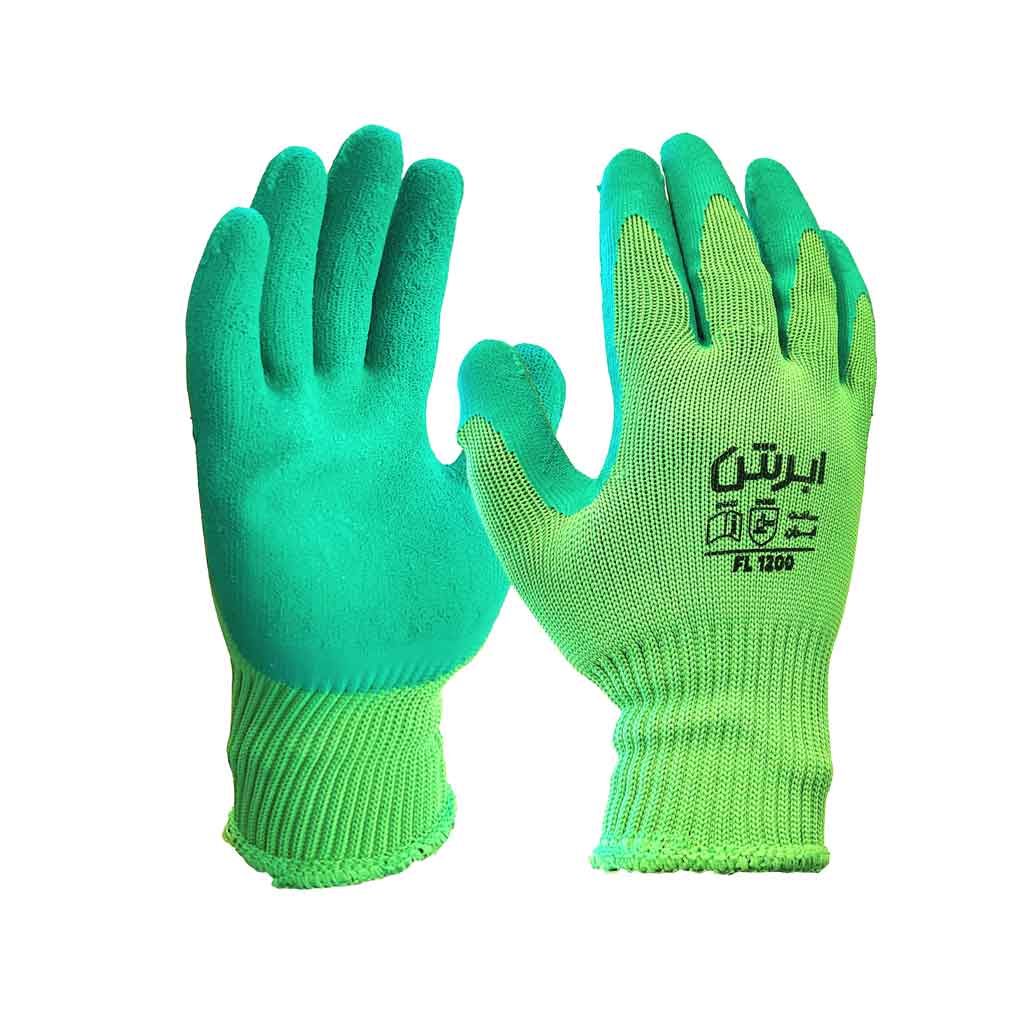 دستکش چروک ابرش مدل FL 1200