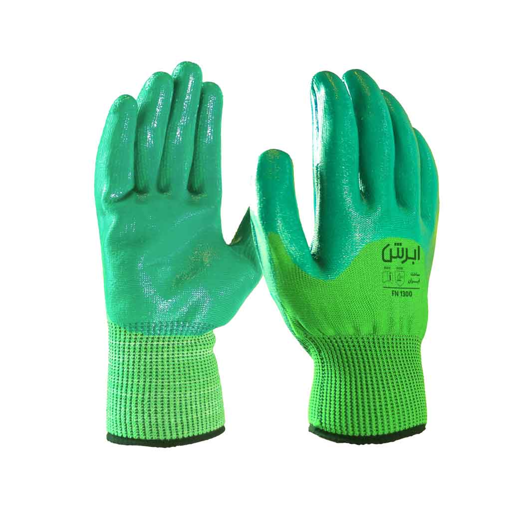 abrash-fn-1300-two-thirds-nitrile دستکش نیتریل ابرش مدل FN 1300 - Image 1
